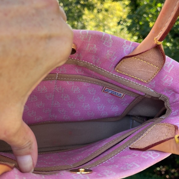 Dooney & Bourke Pink Mini Tassel Tote - Picture 7 of 8